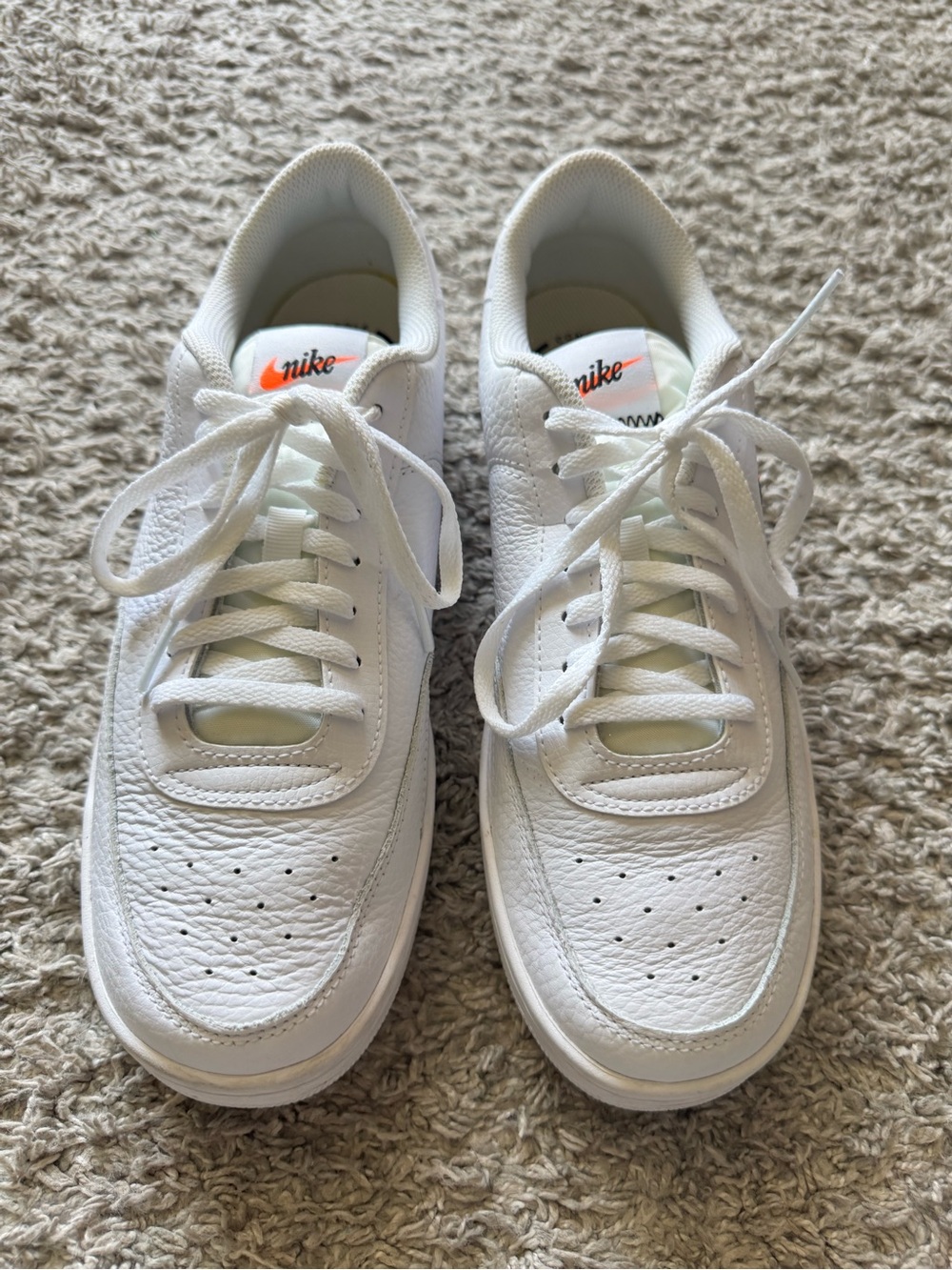 Nike Court Vintage Premium White Leather Sneakers